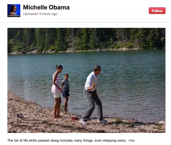 michelle Michelle Obama Latest Mom To Join Pinterest (DETAILS)
