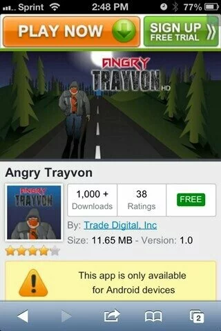 wpid twitpic d1kzk4 7101 HERES THE TRAYVON MARTIN VIDEOGAME YOU DIDNT ASK FOR (PHOTOS)
